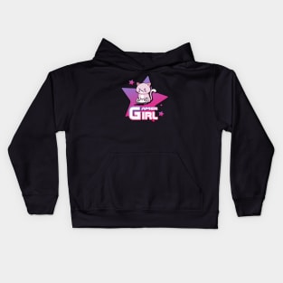 Gamer Girl Star Kids Hoodie